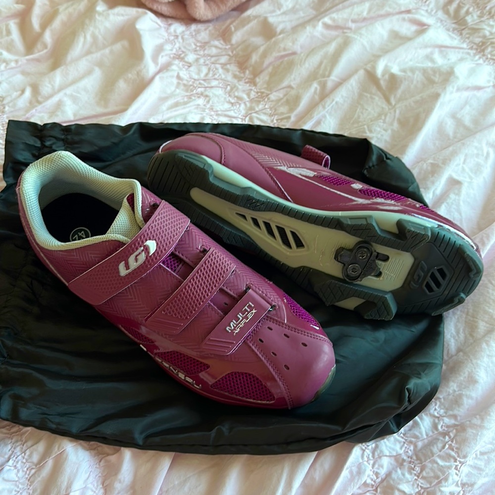 Louis Garnon Women's Multi Air Flex Bike Shoes  Indoor Cycling! Excellent!